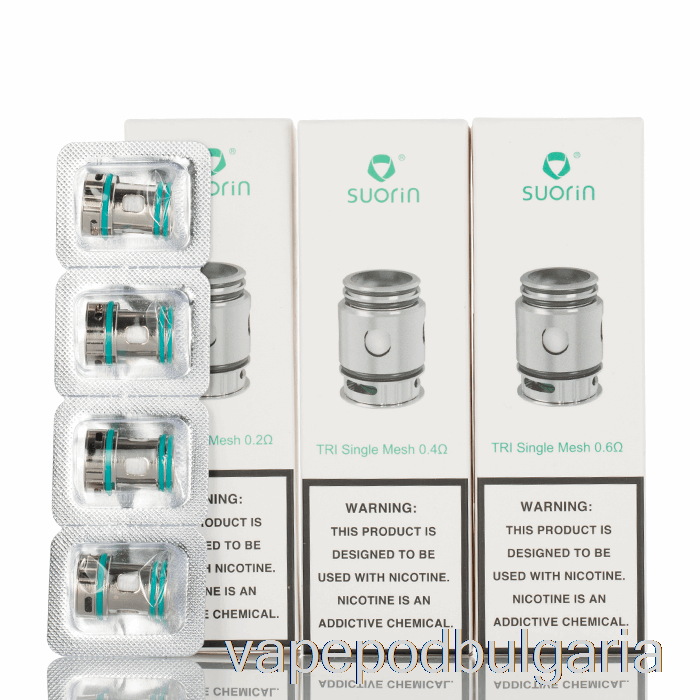 Vape Течности Suorin Tri резервни намотки 0.2ohm Tri тройни мрежести намотки